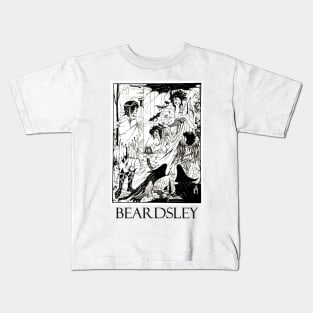 Wicked Dreams by Aubrey Beardsley Kids T-Shirt